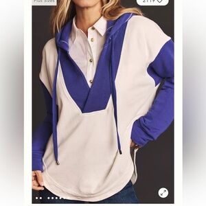 Pilcro Wharfside Hooded Sweatshirt Medium